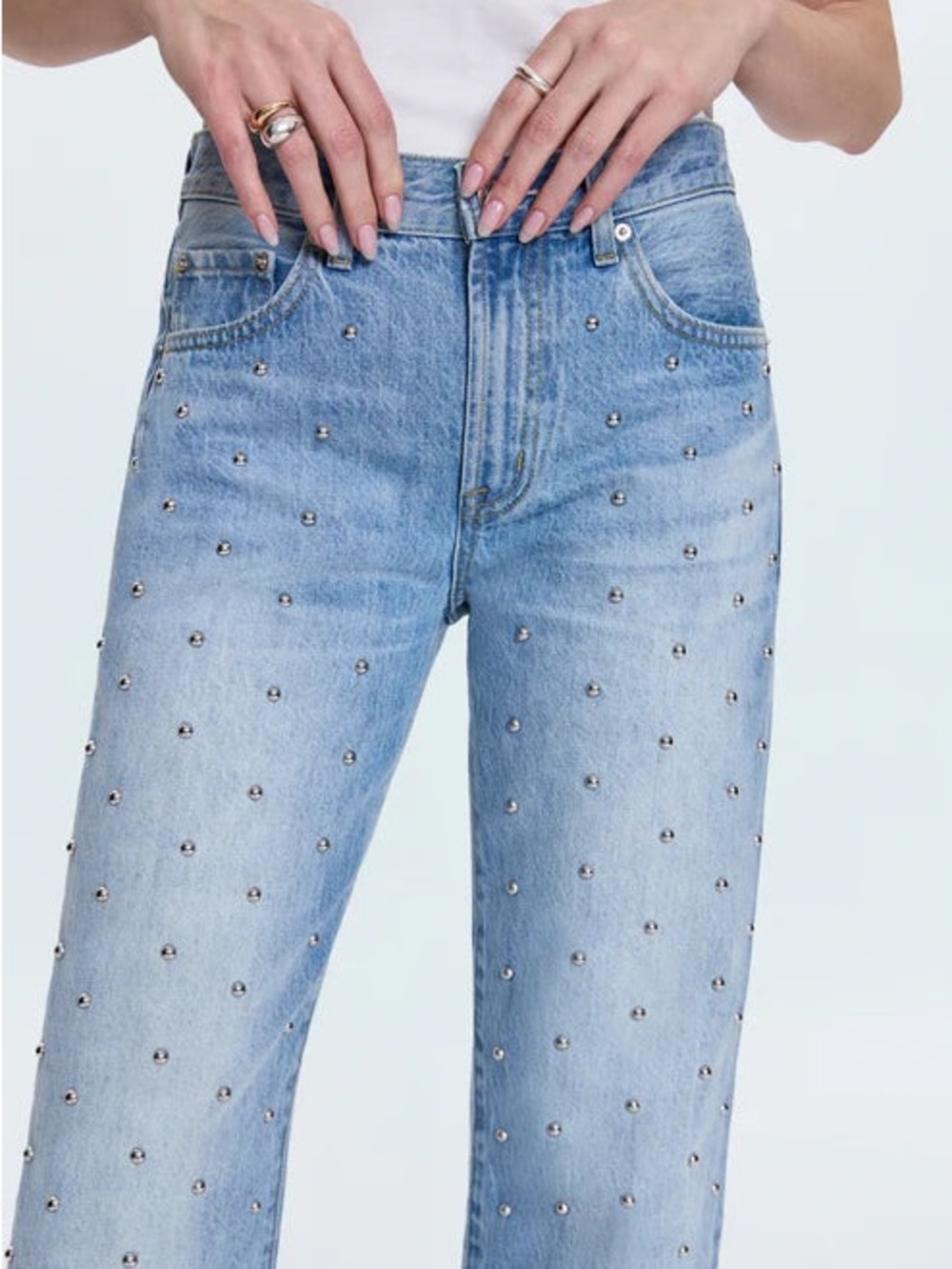 Pistola - Lexi Mid Rise Bowed Straight Jean - Picture 3 of 10